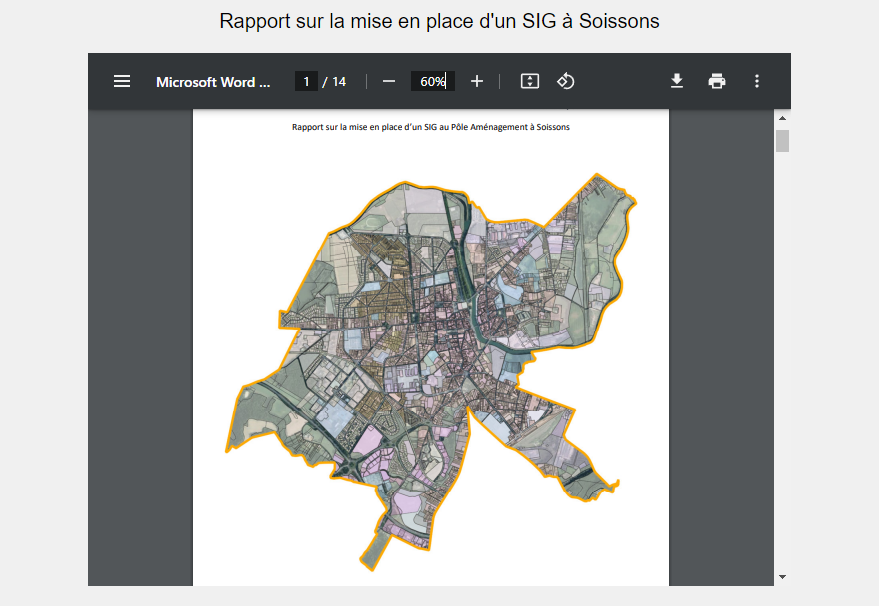 Mise en place d'un SIG à Soissons